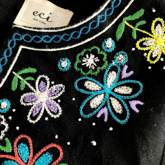 ECI New York Women's Dress Size 2 Black - Picture 10 of 11